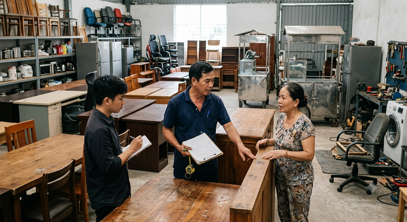 Khảo sát thực tế, định giá và thỏa thuận giao dịch